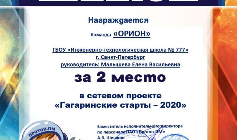 Гагаринские старты - 2020